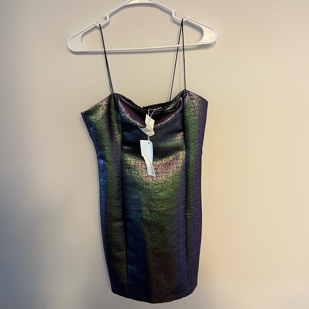 NWT Likely Purple Sparkly Bodycon Dress